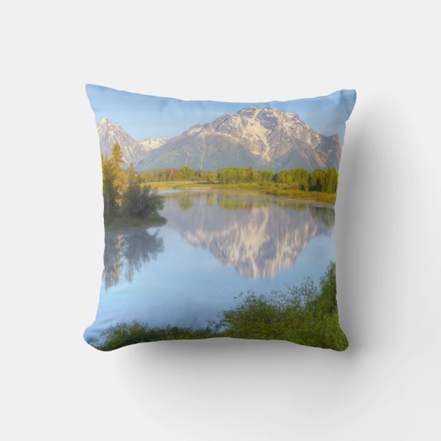 Oxbow Bend Throw Pillow (Front)