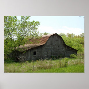 Oxford, Arkansas Barn poster