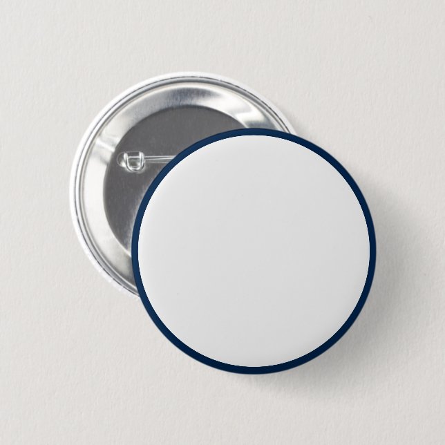 Oxford Blue Frame Custom Button (Front & Back)