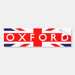 Oxford : British Flag Bumper Sticker