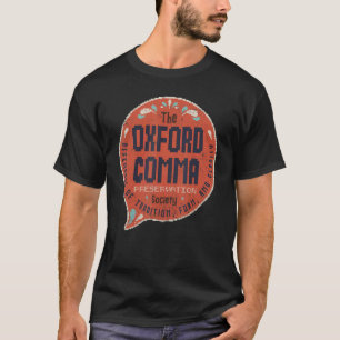 Oxford Comma English Grammar T-Shirt