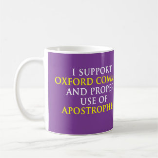 Oxford Commas and Apostrophes Mug