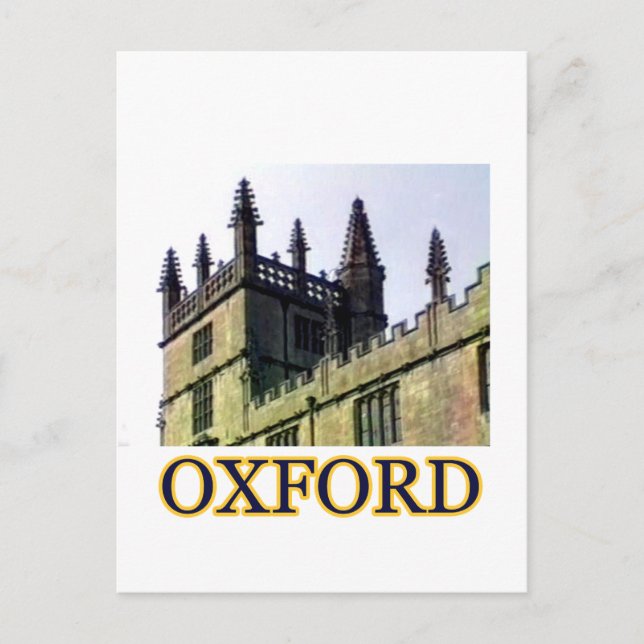 Oxford England 1986 Building Spirals 1 jGibney Postcard (Front)