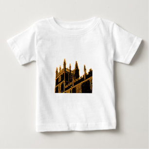 Oxford England 1986 Building Spirals Gold Baby T-Shirt