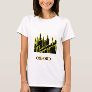 Oxford England 1986 Building Spirals Yellow T-Shirt