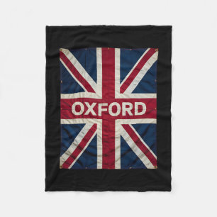 Oxford England Britain Uk History Vacation Souveni Fleece Blanket