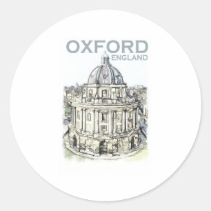 Oxford England Classic Round Sticker