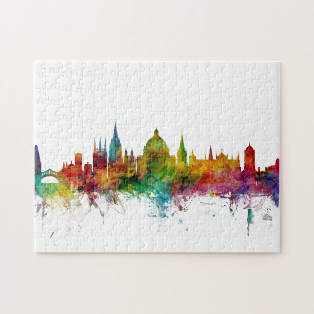 Oxford England Skyline Jigsaw Puzzle (Horizontal)