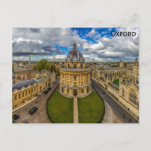 Oxford England Travel Photo Postcard