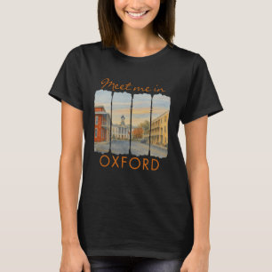 Oxford Mississippi Travel Brushstroke Meet Me In O T-Shirt