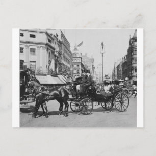 Oxford Street London 1904, England U.K. Postcard