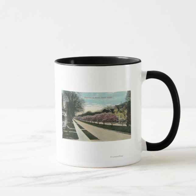 Oxford Street Magnolias in Bloom Mug (Right)