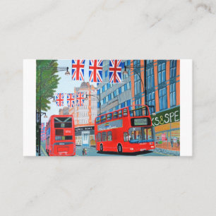 Oxford Street- Queen Dimond Jubilee Business Card