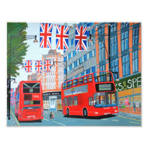 Oxford Street- Queen Dimond Jubilee Photo Print