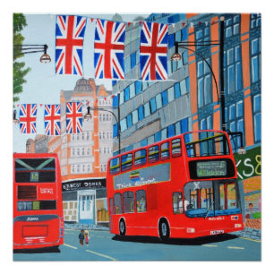 Oxford Street- Queen Dimond Jubilee Poster