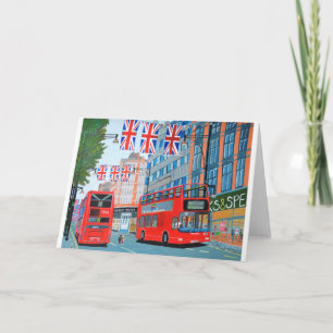 Oxford Street- Queen's Diamond Jubilee Card