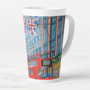 Oxford Street- Queen's Diamond Jubilee  Latte Mug