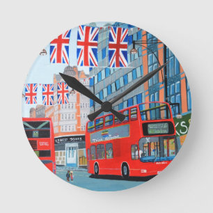 Oxford Street- Queen's Diamond  Jubilee Round Clock