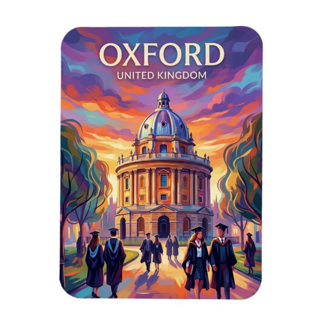 Oxford United Kingdom Magnet (Vertical)