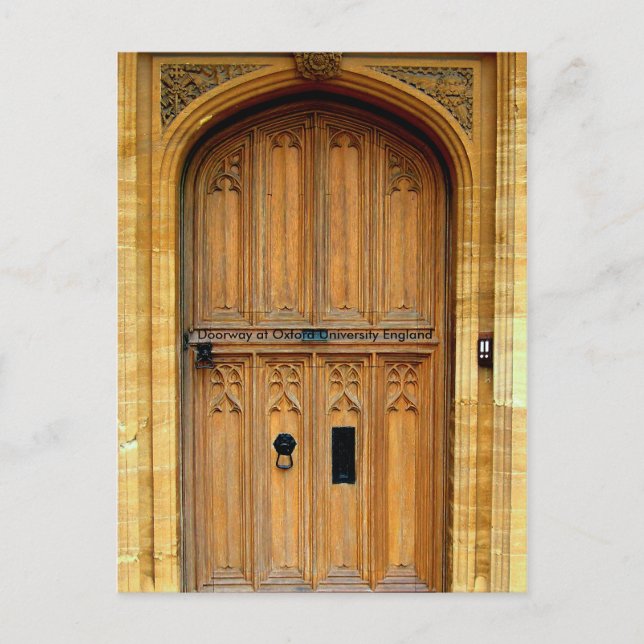 Oxford University image for postcard (Front)