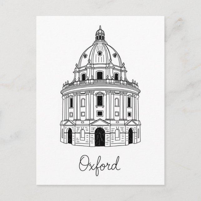 Oxford University Radcliffe Camera England Travel Postcard (Front)