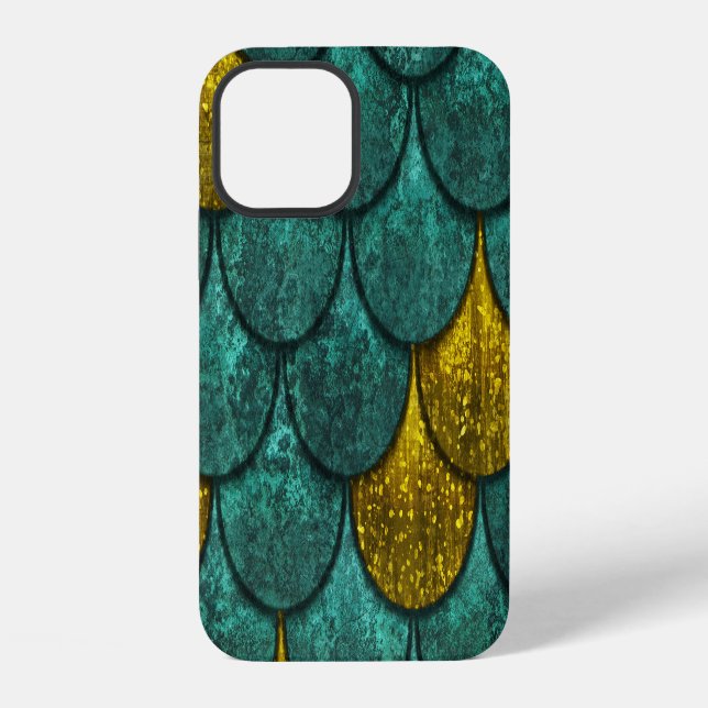 Oxide Metallic: Fish Scales Texture iPhone Case (Back)
