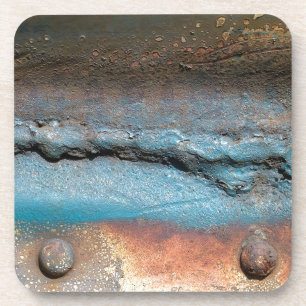 Oxidized Metal Coaster