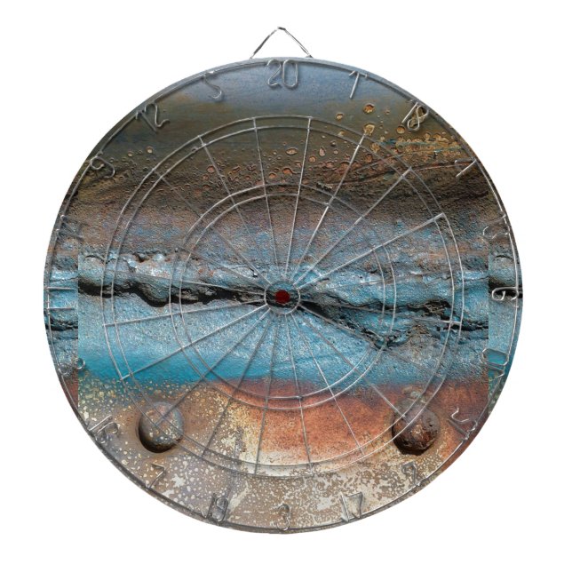 Oxidized Metal Dartboard (Front)