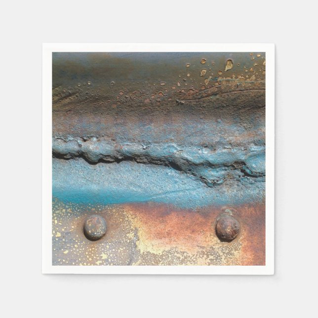 Oxidized Metal Napkin (Front)