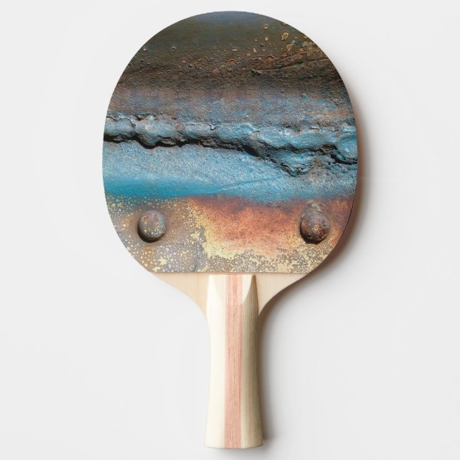 Oxidized Metal Ping Pong Paddle (Front)