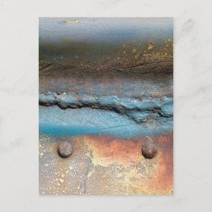 Oxidized Metal Postcard