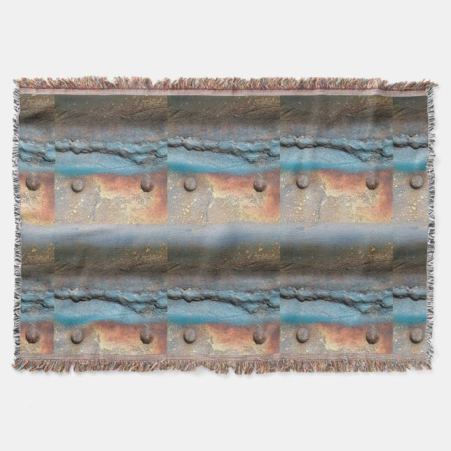Oxidized Metal Throw Blanket (Front)