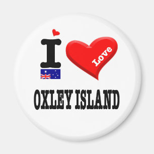 OXLEY ISLAND - I Love Magnet