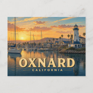 Oxnard California Vintage Travel Postcard