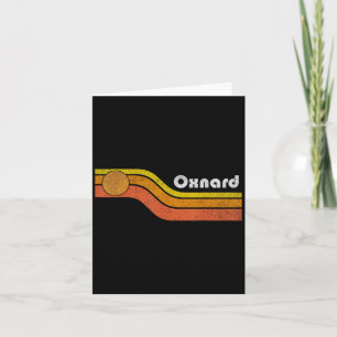 Oxnard - Vintage Men Women 70s 80s Graphic Cool Re Card