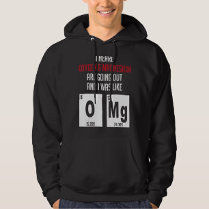 Oxygen And Magnesium   Nerd Chemistry Hoodie