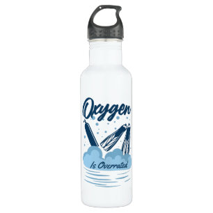 Oxygen is Overrated - For Swimmers 710 Ml Water Bottle