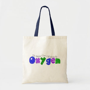 "Oxygen" Respiratory Therapist T-Shirts & Gifts Tote Bag