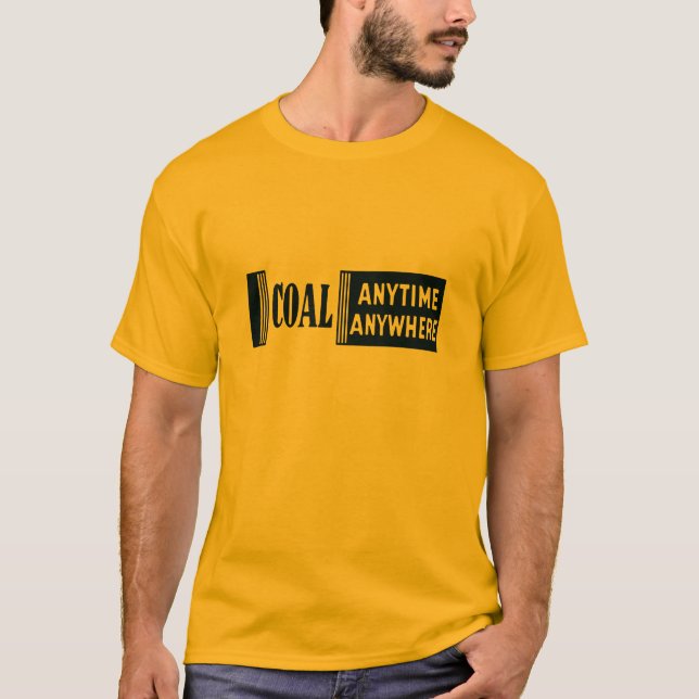 Oxygentees Coal T-Shirt (Front)