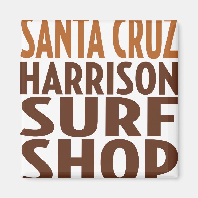 Oxygentees Père Noël Cruz Surf Magnet (Devant)