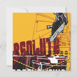 Oxygentees Skateboard Invitation