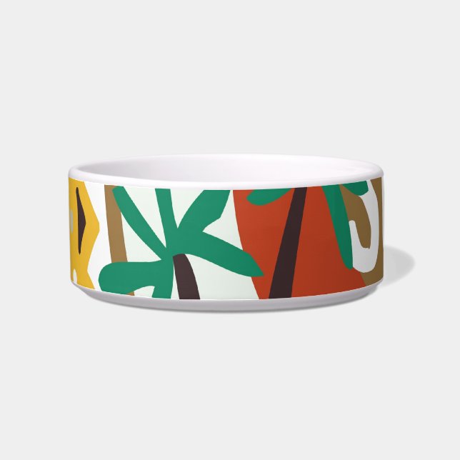 Oxygentees Tiki Life Dog Bowl (Left)