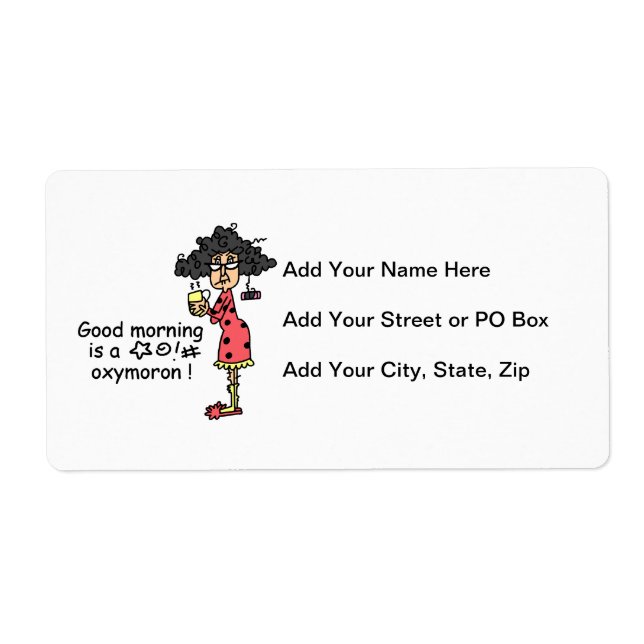 Oxymoron bonjour (Devant)