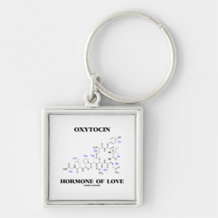 Oxytocin Hormone Of Love (Chemistry) Keychain