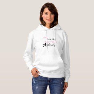 Oy avec de caniche le sweat - shirt à capuche dé