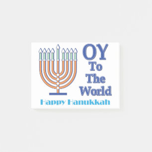 Oy-To-The-World-Happy-Hanukkah Post-it Notes