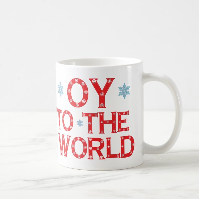 OY to the world Holiday Mug (Right)