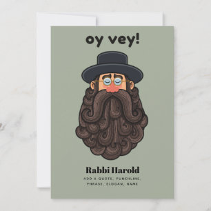 OY VEY! Funny RABBI Peronalized