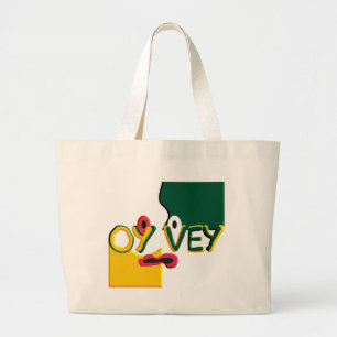 Oy Vey Large Tote Bag