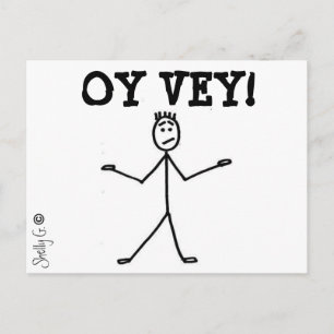 Oy vey! Postcard